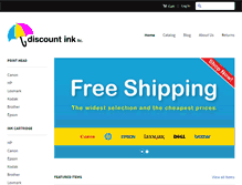 Tablet Screenshot of discountinkllc.com